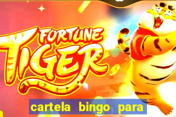 cartela bingo para cha de cozinha imprimir gratis